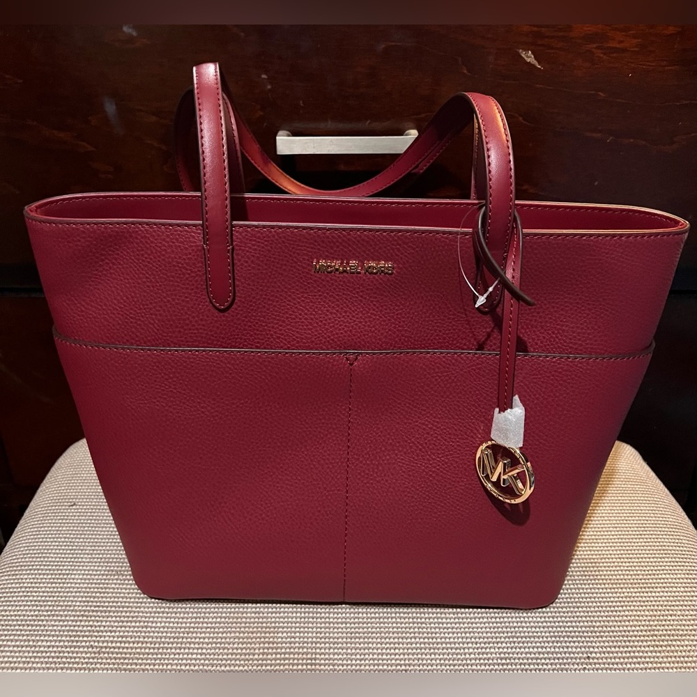 Michael Kors Red Tote Bag